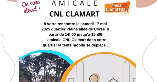 Permanence mobile Plaine Amicale CNL Clamart locataires quartier
